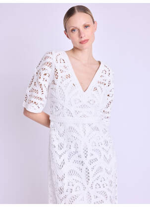 Robe alb BERENICE femeie
