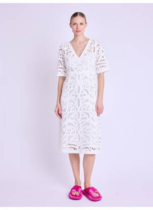 Robe alb BERENICE femeie