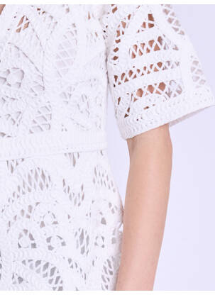 Robe alb BERENICE femeie