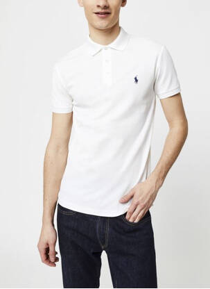 Polo alb RALPH LAUREN bărbat