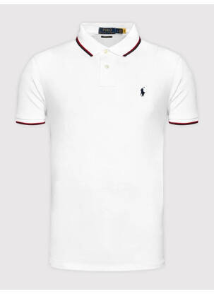 Polo alb RALPH LAUREN bărbat