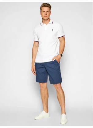 Polo alb RALPH LAUREN bărbat