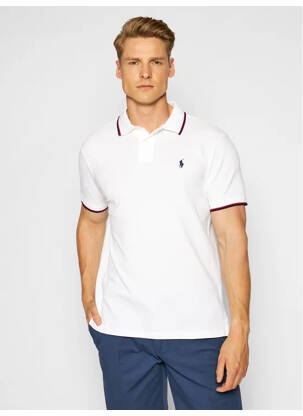 Polo alb RALPH LAUREN bărbat