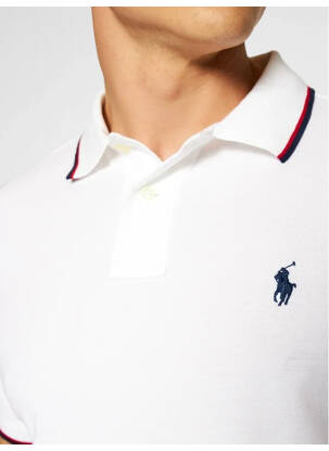 Polo alb RALPH LAUREN bărbat