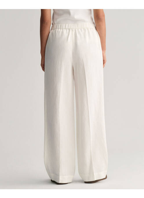 Pantalon alb GANT femme