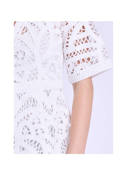 Robe alb BERENICE femme