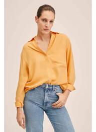 Cămașă portocaliu MANGO femme