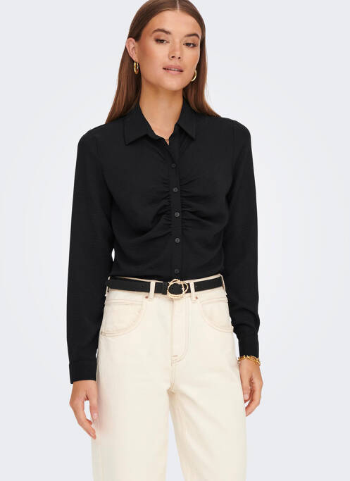 Cămașă mâneci lungi mâneci lungi negru ONLY femme