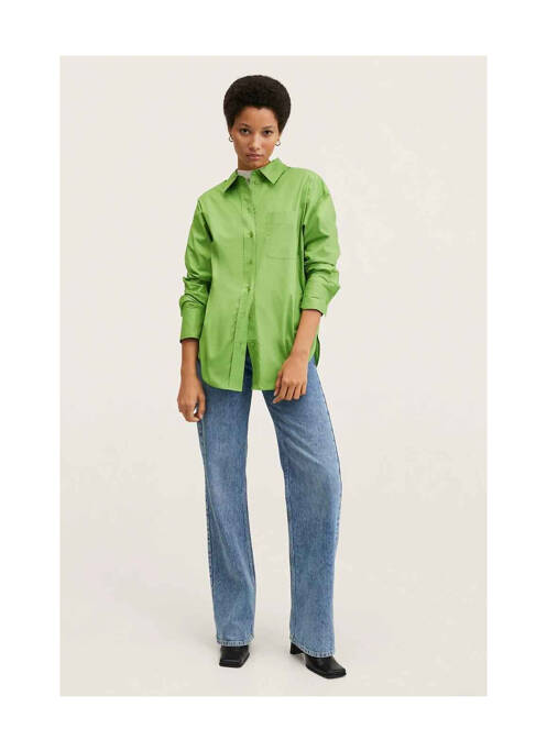 Cămașă verde MANGO femme