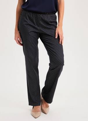 Pantalon slim talie elastică mărime normală albastru ANNA MONTANA femeie