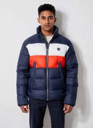 Geacă matlasată mâneci lungi fără glugă albastru LEE COOPER bărbat