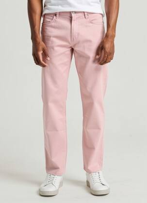 Pantalon chino închidere cu fermoar sub clapetă cu nasturi roz LEE COOPER bărbat