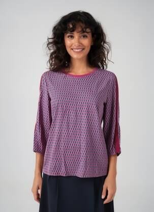 Top mâneci lungi mâneci lungi violet DAMART femeie