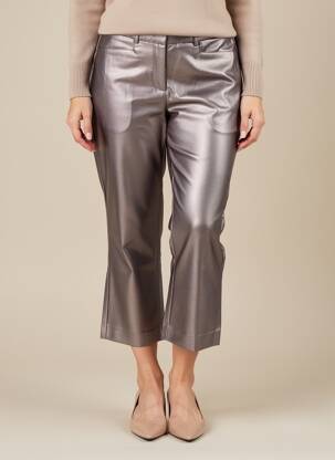 Pantalon 7/8 închidere cu fermoar sub clapetă cu cârlig argintiu ASHLEY BROOKE femeie