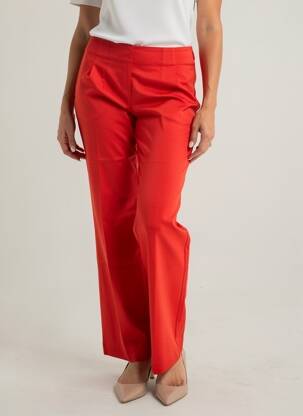 Pantalon drept elasticitate mărime normală roșu LA FIANCÉE femeie