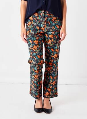 Pantalon drept elasticitate mărime normală verde LA FIANCÉE femeie