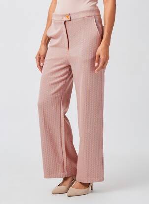 Pantalon drept elasticitate mărime normală roz PRINCESSE NOMADE femeie