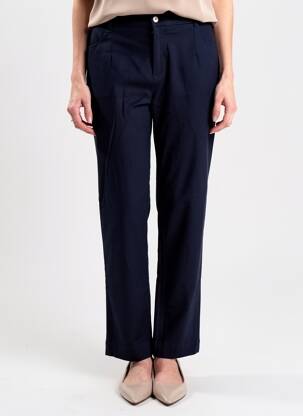 Pantalon drept elasticitate mărime normală albastru LA FIANCÉE femeie