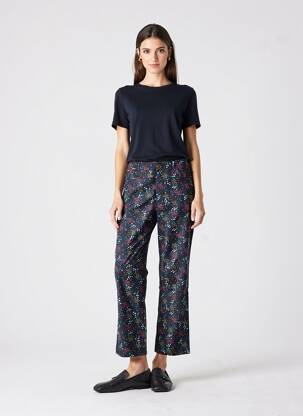 Pantalon drept elasticitate mărime normală verde LA FIANCÉE femeie