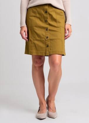 Fustă scurtă buzunare verde LA FIANCÉE femeie