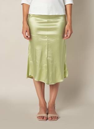 Fustă midi mărime normală verde H&M femeie