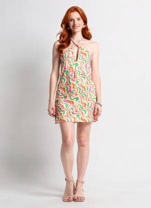 Rochie scurtă fără mâneci fără mâneci verde ZARA femeie