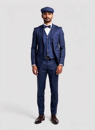 Costume de ceremonie mâneci lungi albastru BARBERINI bărbat