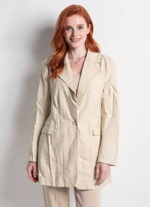 Sacou buzunare bej COUTURIST femeie