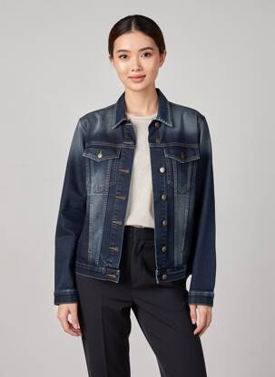 Jachete casual buzunare albastru COUTURIST femeie