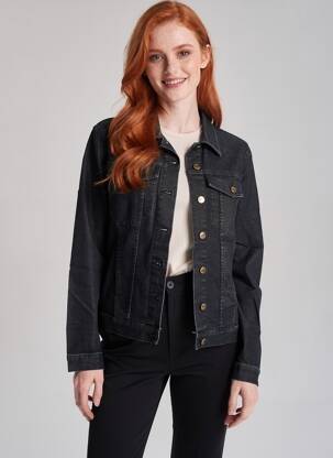 Jachete casual buzunare negru COUTURIST femeie