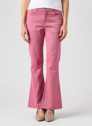 Pantalon evazat elasticitate mărime normală roz COUTURIST femeie