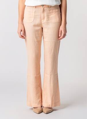 Pantalon evazat portocalie COUTURIST femeie