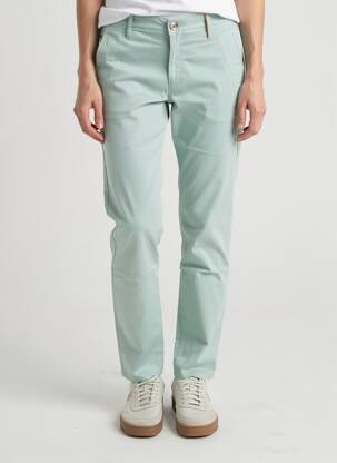 Pantalon chino țesătură poplin mărime normală verde COUTURIST femeie