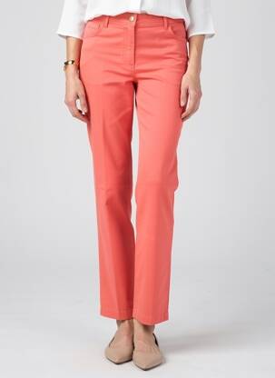 Pantalon drept elasticitate mărime normală portocalie COUTURIST femeie