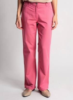 Pantalon drept elasticitate mărime normală roz închis COUTURIST femeie
