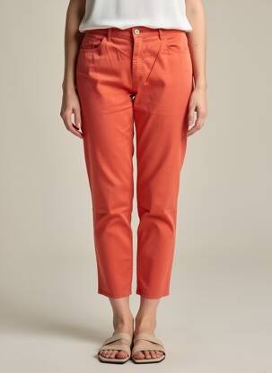 Pantalon 7/8 elasticitate mărime normală portocalie COUTURIST femeie