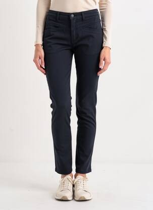 Pantalon slim elasticitate mărime normală albastru COUTURIST femeie