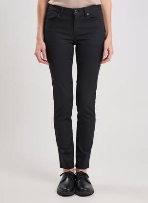 Pantalon slim talie înaltă talie înaltă negru GARCIA femeie