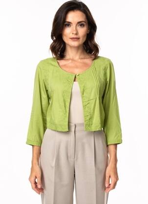 Bolero croială cambrată verde AGATHE & LOUISE femeie