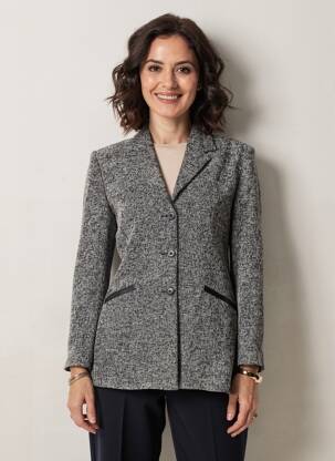 Sacou buzunare negru PARIS femeie