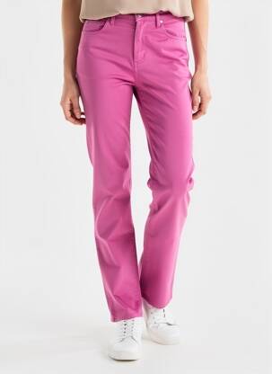 Pantalon drept elasticitate mărime normală roz KANOPE femeie