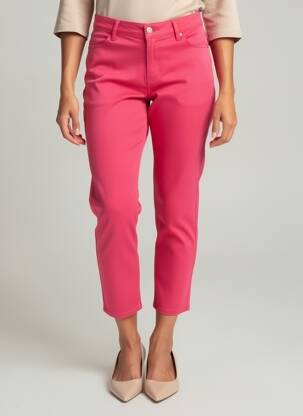 Pantalon 7/8 elasticitate mărime normală roz KANOPE femeie