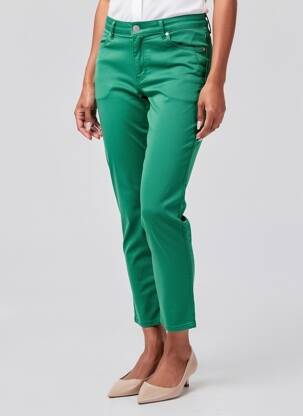 Pantalon 7/8 elasticitate mărime normală verde KANOPE femeie