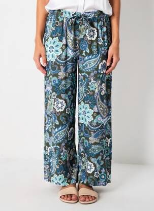 Pantalon larg buzunare mărime normală albastru AGATHE & LOUISE femeie