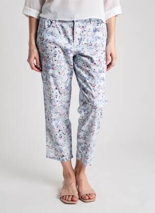 Pantalon 7/8 elasticitate mărime normală albastru ANNA MONTANA femeie