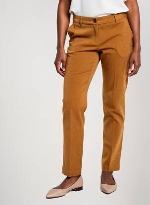 Pantalon slim buzunare maro BARILOCHE femeie