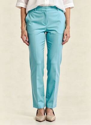 Pantalon slim buzunare albastru TINTA femeie
