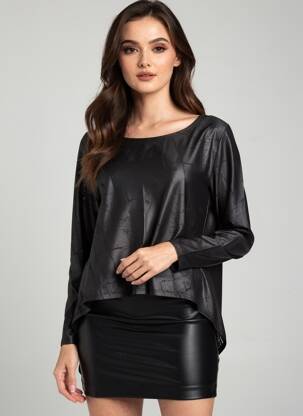 Tricou mâneci lungi mâneci lungi negru KOZAN femeie
