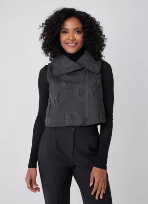 Jachete casual croială dreaptă negru KOZAN femeie