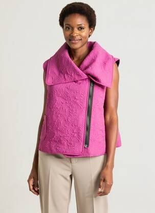 Jachete casual croială dreaptă violet KOZAN femeie